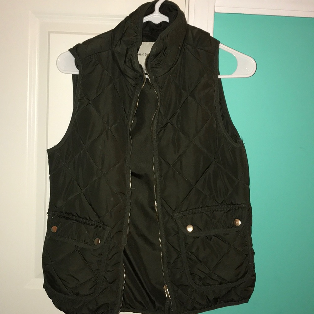 army green vest